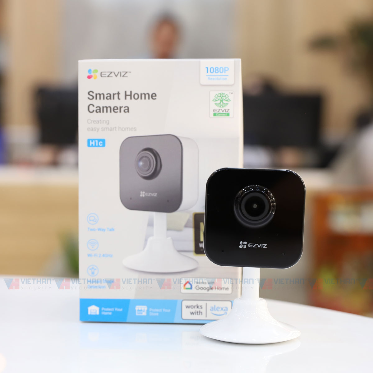 Camera wifi Ezivz H1C-1080P góc rộng lắp trong nhà